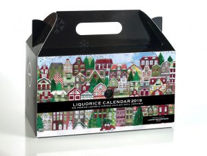 Lakritsfabrikens julkalender design